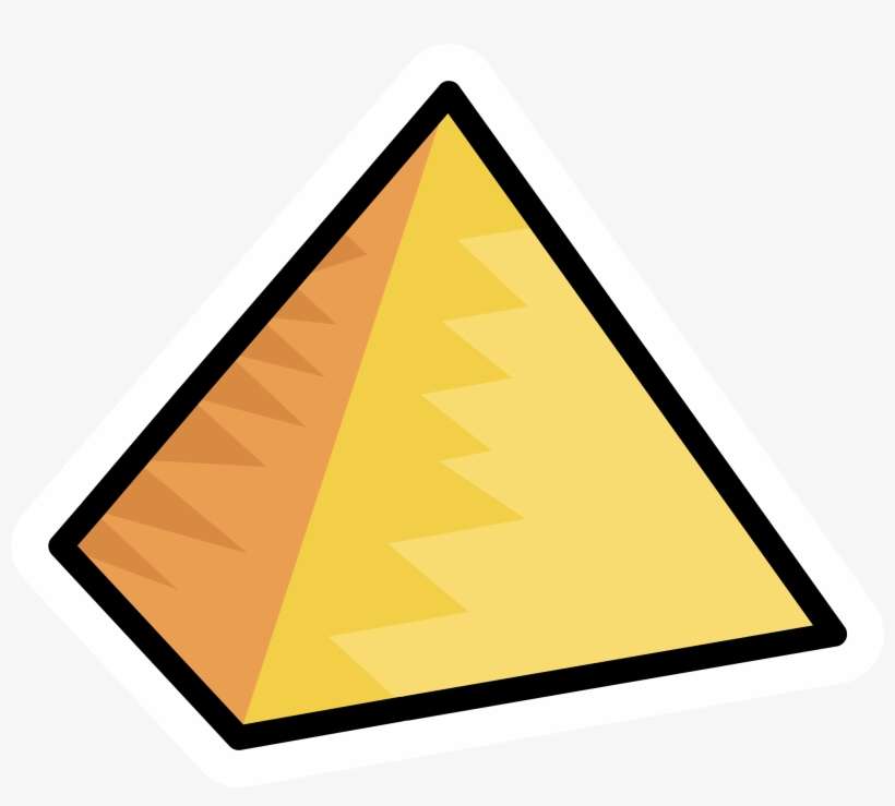 Pyramid Pin - Png - Pyramid Emoji Transparent, transparent png download