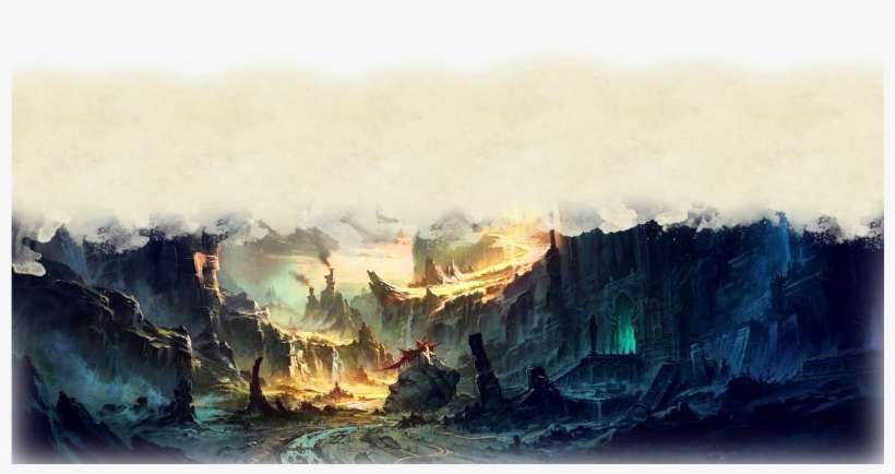 1 - Lord Of The Rings Concept Art Landscape, transparent png download