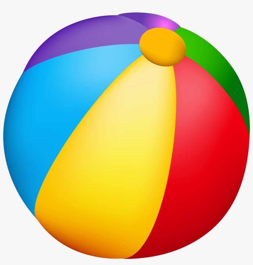 Beach Ball Vector Png, transparent png download
