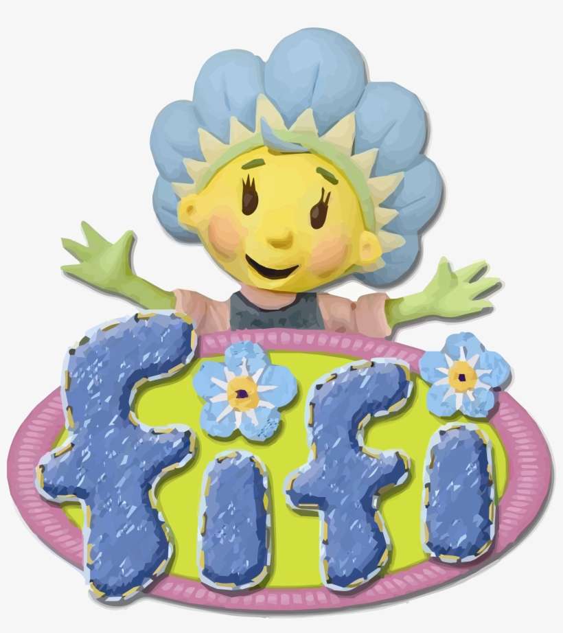 Fifi Watercolor Image Clipart - Fifi And The Flowertots Season 1, transparent png download