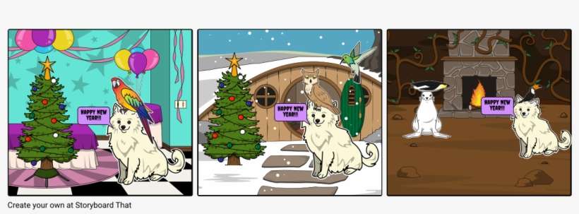 Happy New Year - Cartoon, transparent png download