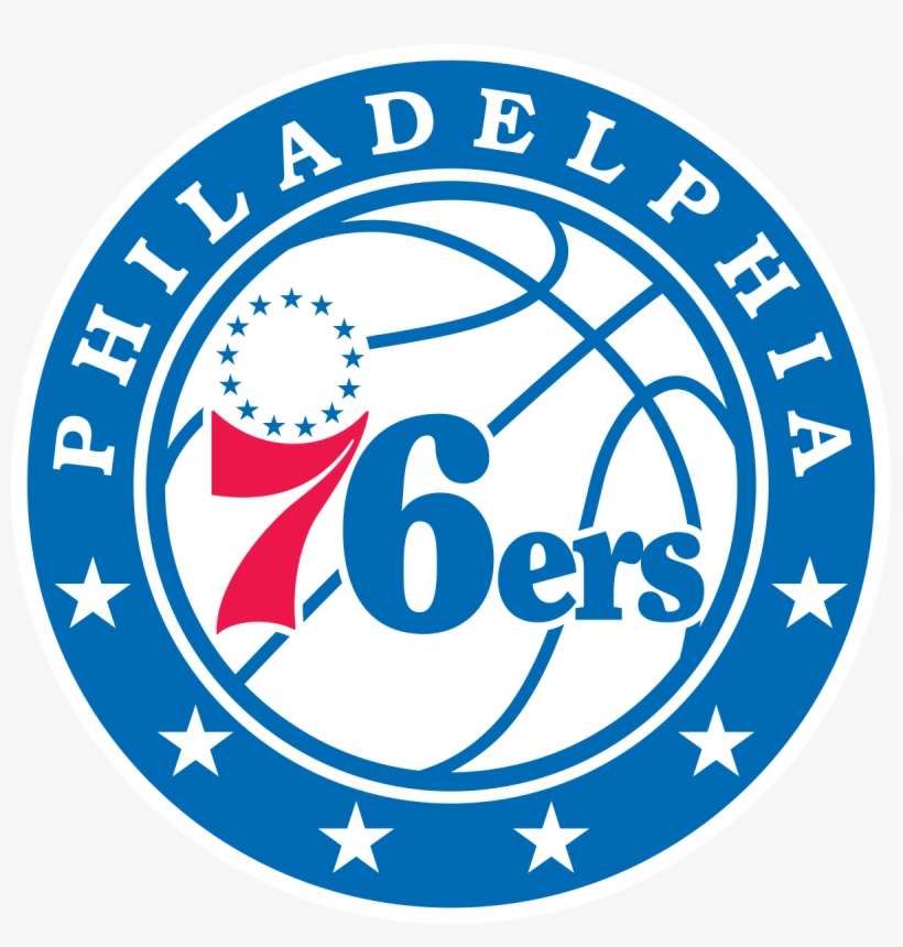 Philadelphia 76ers Colors - Philadelphia 76ers Logo 2017, transparent png download