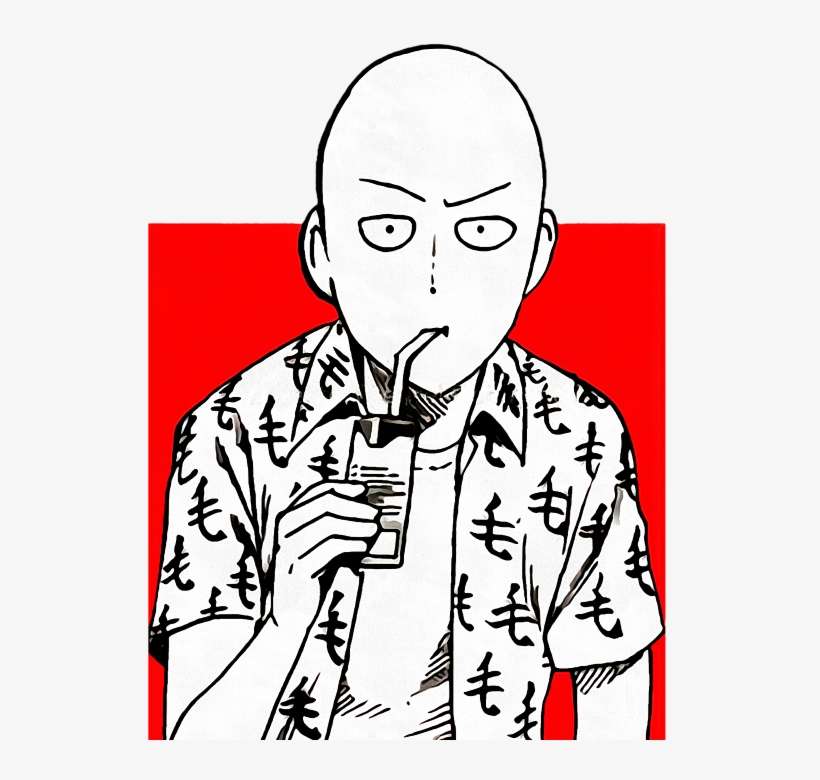 Bleed Area May Not Be Visible - One Punch Man Wearing Shirt, transparent png download