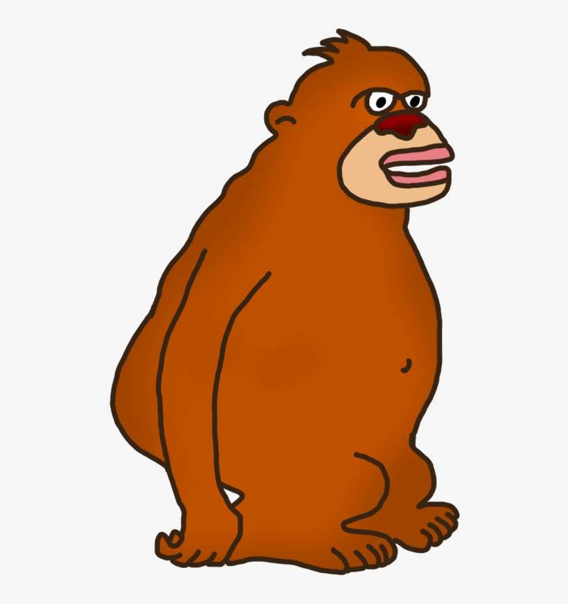 Funny Monkey Drawings Clip - Funny Monkey Clipart, transparent png download