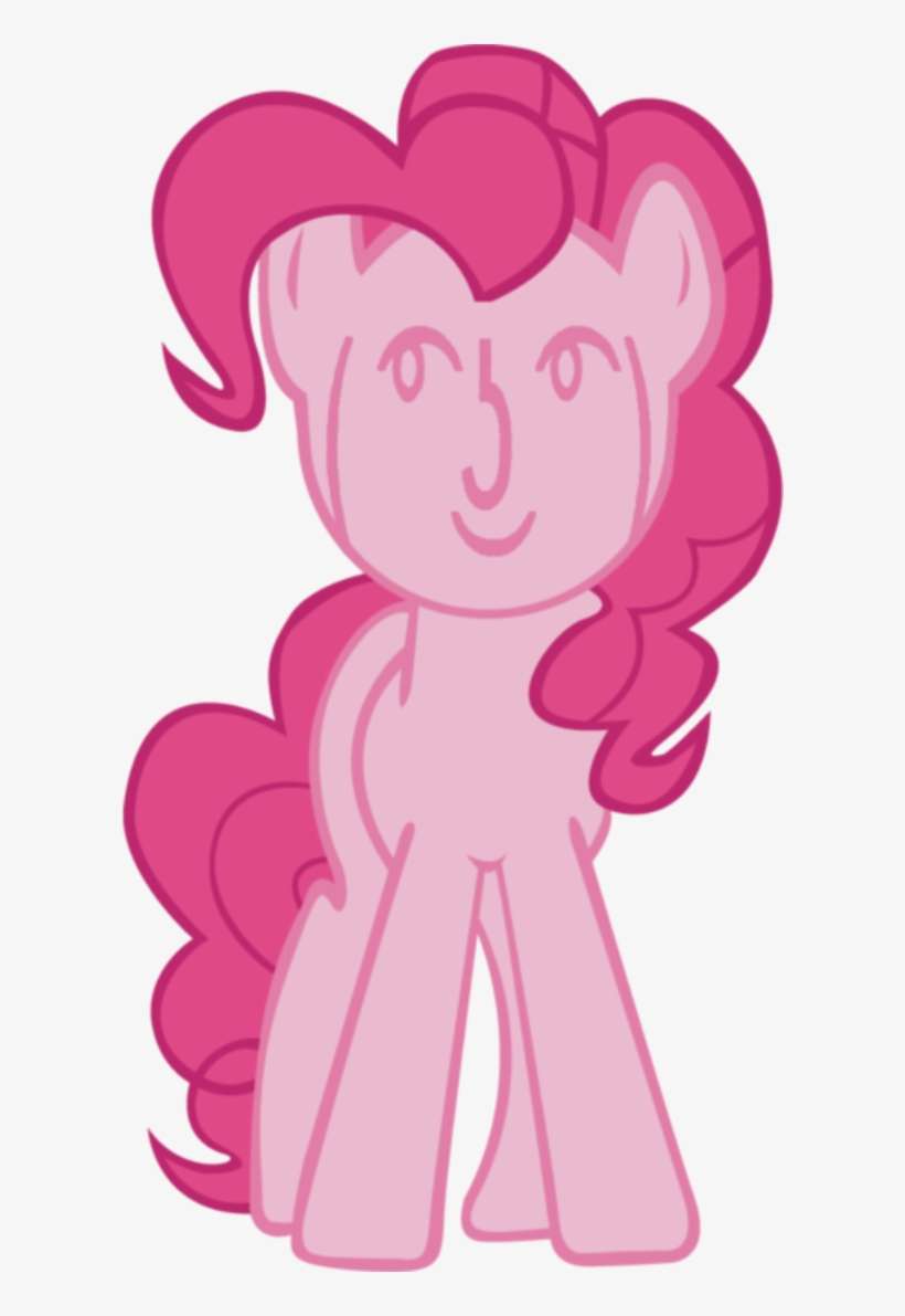 / Lenny Face - Pinkie Pie Looking Forward, transparent png download