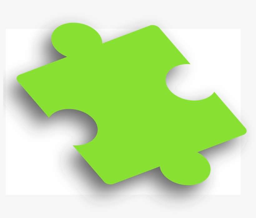 Puzzle Piece Green Icons Png Free And - Jigsaw Puzzle Clipart, transparent png download