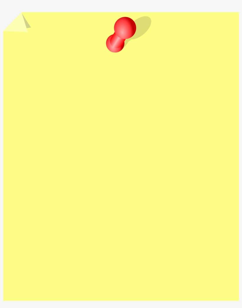 Download Yellow Sticky Notes Png Image Post Transparent PNG