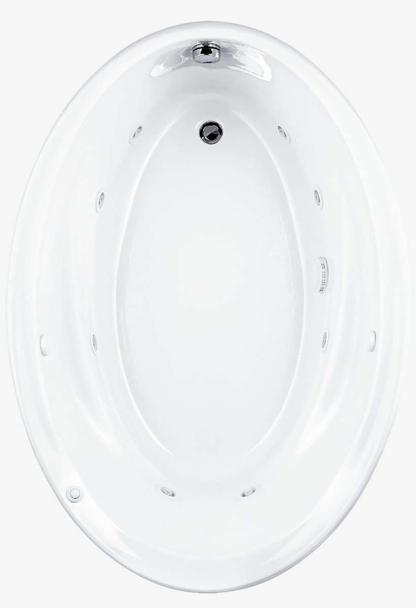 Savona 60 Inch By 42 Inch Oval Everclean - Bathtub, transparent png download