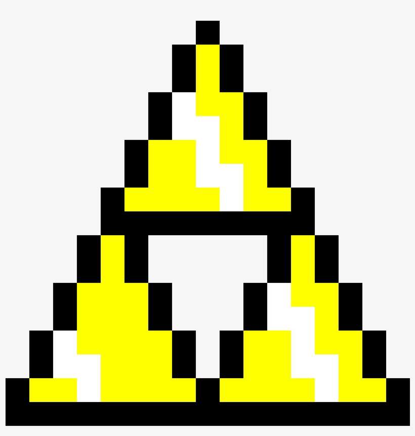 Pixel Art Maker Triforce Pixel Png Image Transparent Png Free