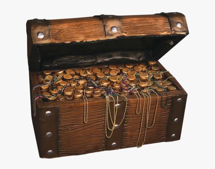 Treasure Chest Free Png Image - Treasure Chest Prop Costume, transparent png download