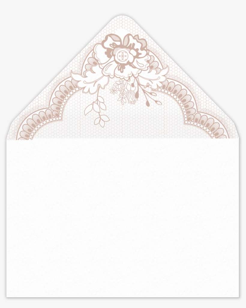 Lace Reply Envelope - Arch, transparent png download