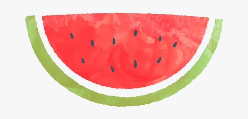 Watermelon Citrullus Lanatus Watercolor Painting Summer - Watercolor Hello Summer Png, transparent png download