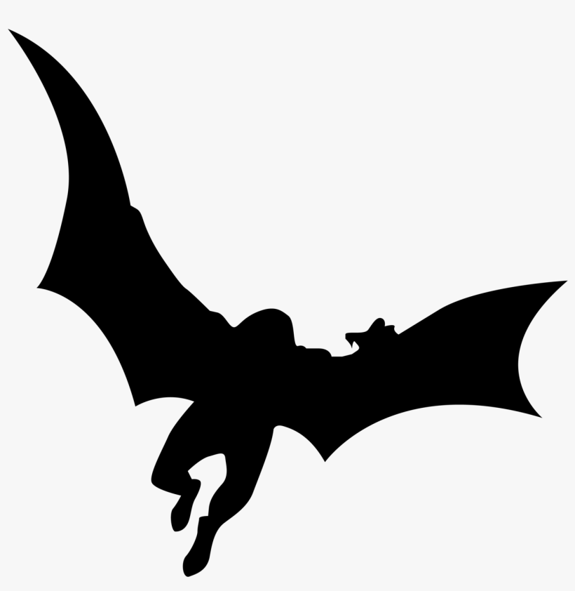 'giant, Skinny Man With A Large Pair Of Wings And Red - Black And White Devil Png, transparent png download