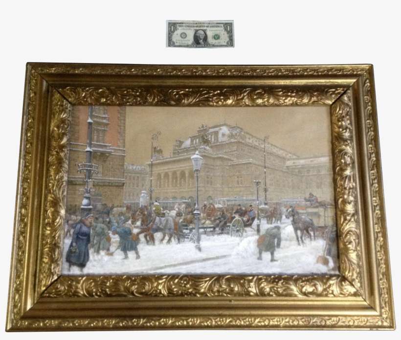 Franz Witt Vienna Opera House Austria New Years Eve, - Picture Frame, transparent png download