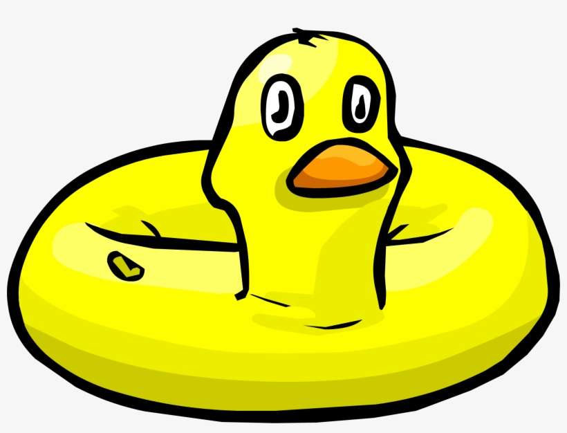 Yellow Duck - Png - Club Penguin Island Deb, transparent png download