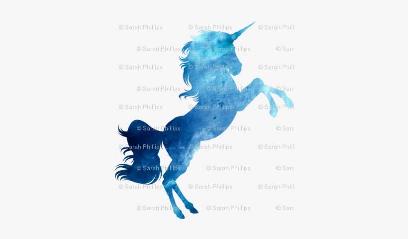 Watercolor Unicorn - Unicorn Clipart Black And White, transparent png download