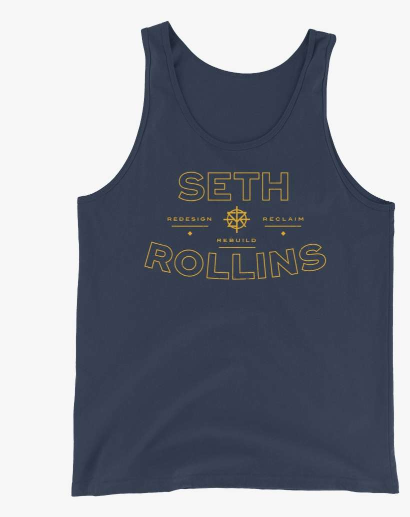 Seth Rollins "outline" Unisex Tank Top - Sleeveless Shirt, transparent png download