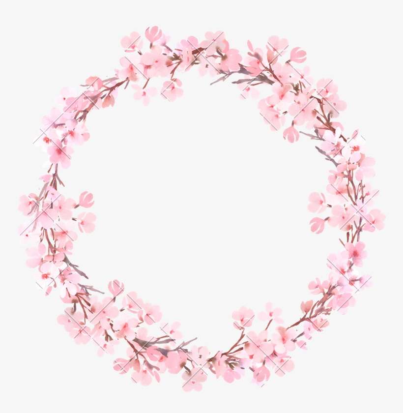 Watercolor Wreath Png - Necklace, transparent png download