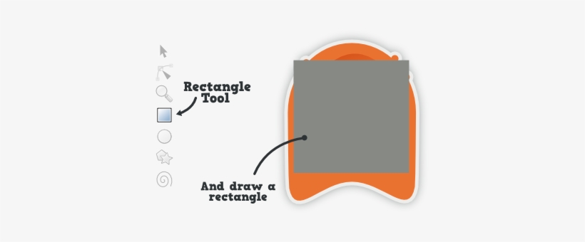 Select Both The The Monster And The Grey Rectangle - Diagram, transparent png download