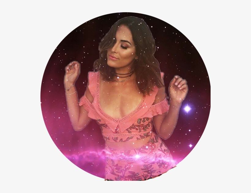 Galaxy Wwe Wwediva Brie Briebella Pink Edit Remixit - Circle, transparent png download