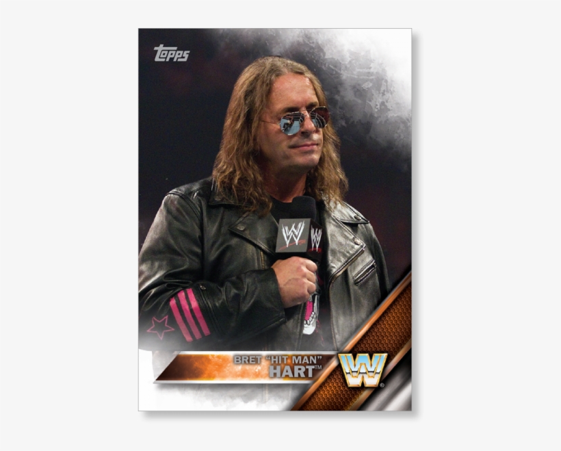 2016 Topps Wwe Bret "hit Man" Hart Base Poster - 2016 Topps Wwe Base Cards Topps, transparent png download