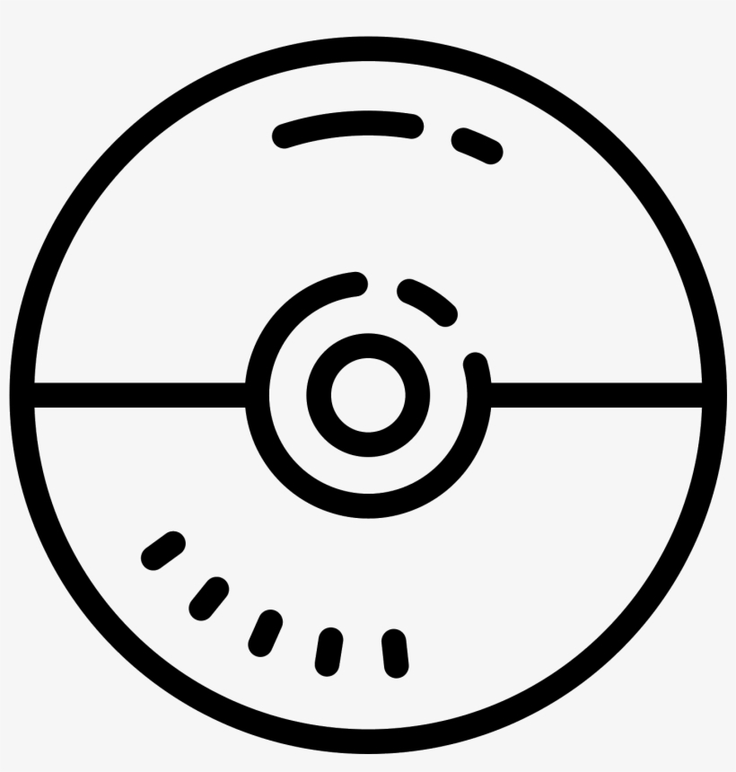 The Images Is Shaped Like A Circle, Divided In Half - Pokeball Icon, transparent png download