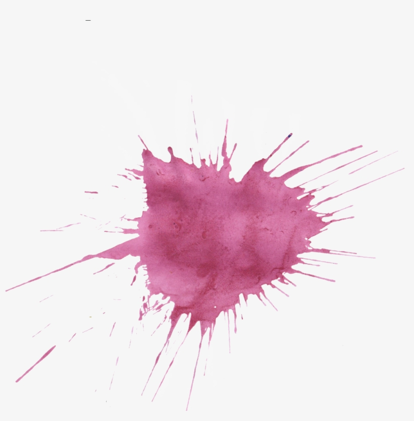 20 Purple Watercolor Splatter Png Transparent Onlygfxcom - Watercolor Painting, transparent png download