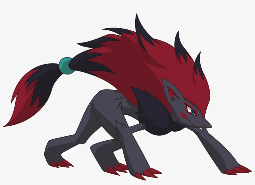 Zoroark On The Catwalk On Your Six He's Got A - Cartoon, transparent png download