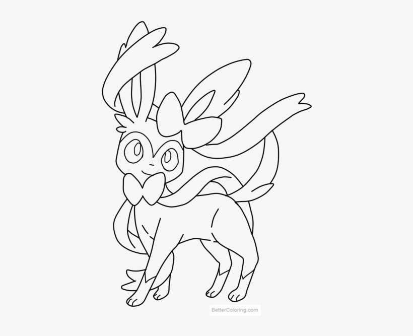 Download Download This Coloring Page - Pokemon Sylveon Coloring Pages