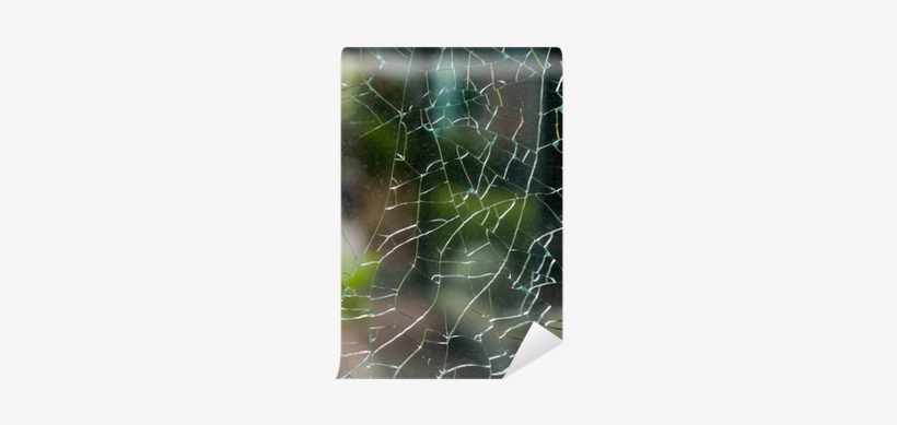 Broken Glass Background - Spider Web, transparent png download