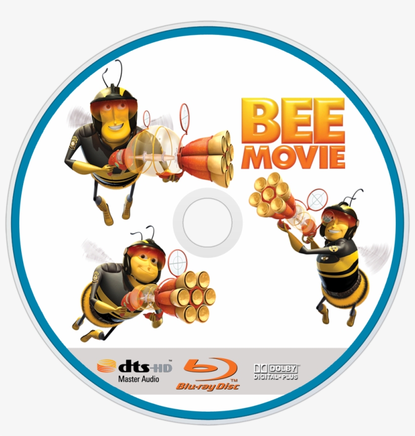 Bee Movie Bluray Disc Image - Blu Ray Bee Movie, transparent png download