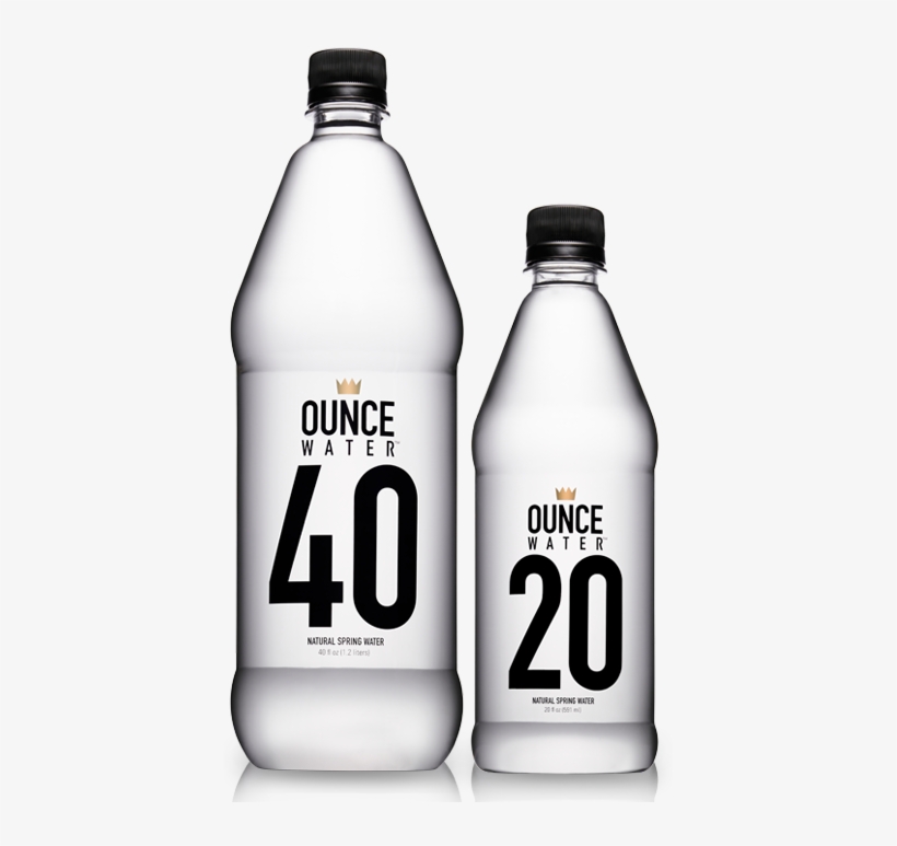 40 Ounce Water, transparent png download