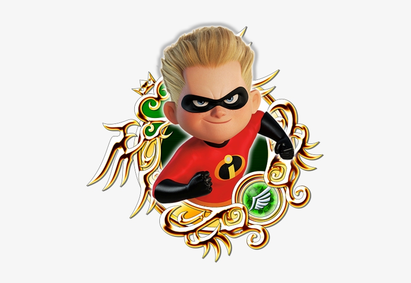 Incredibles 2 A Superhero With The Ability To Move - Kingdom Hearts Union X Incredibles, transparent png download
