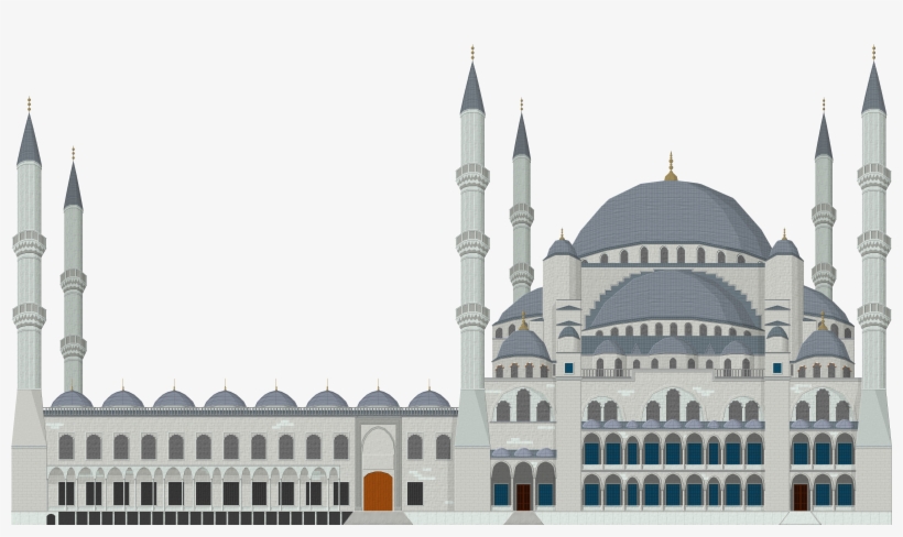 Download Mosque Png Clipart - Blue Mosque Istanbul Png, transparent png download