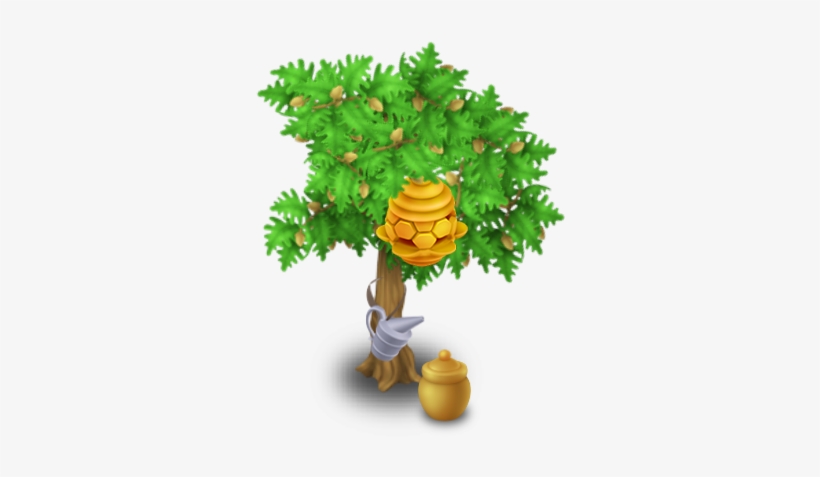 Beehive Tree Stage 1 - Arbol Con Colmena, transparent png download
