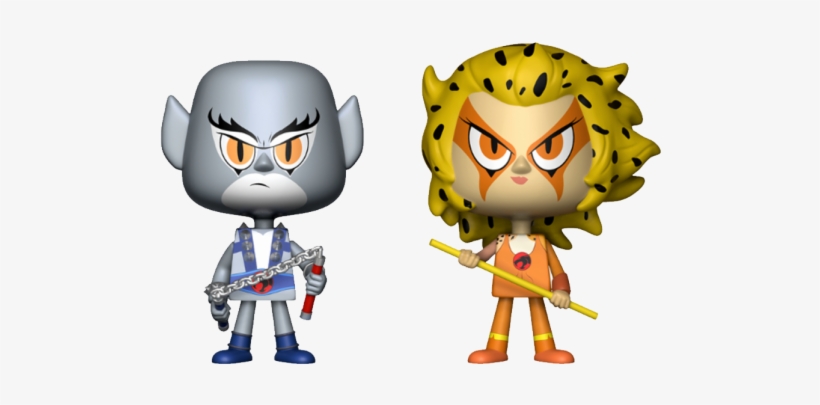 Panthro & Cheetara - Thundercats Panthro And Cheetara Vynl., transparent png download