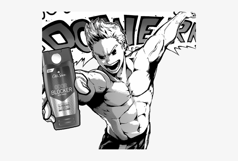Can I Present You Thats Mirio Togata Aka - Old Spice Odor Blocker Body, transparent png download