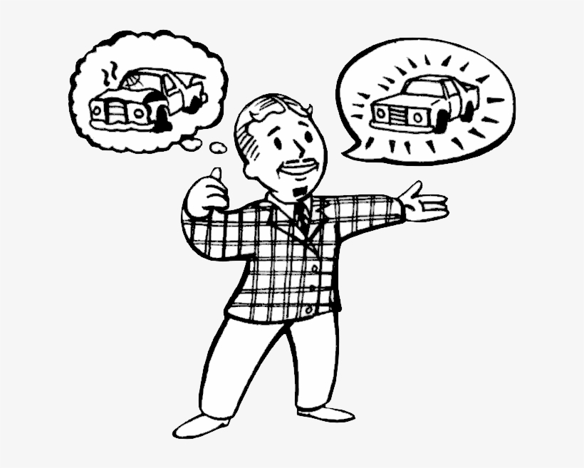 Can We Talk About The Art Of Vault Boy - Fallout Smooth Talker, transparent png download