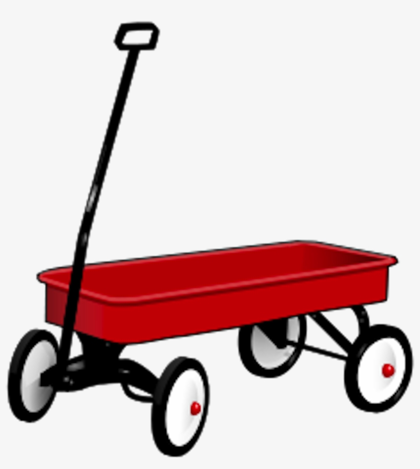 Red Wagon Clip Art Red Wagon Pictures - Wagon Clipart, transparent png download