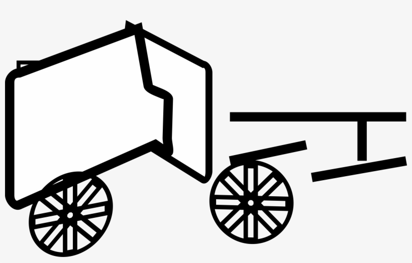 Wheel Carriage Wagon Cart - Clip Art, transparent png download