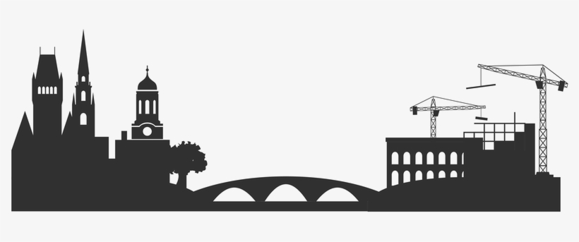 Construction Skyline - Construction Skyline Png, transparent png download