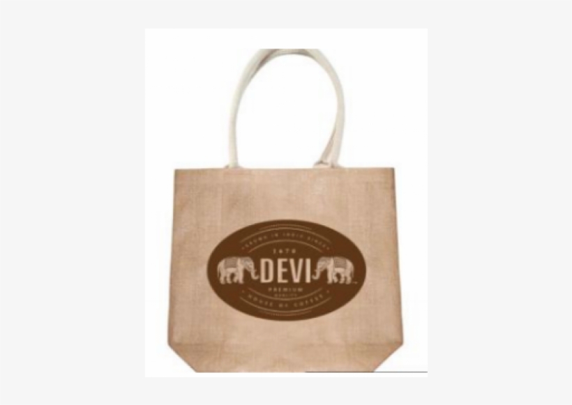 Devi Shopping Bag Natural Jute Finish Small - Tote Bag, transparent png download