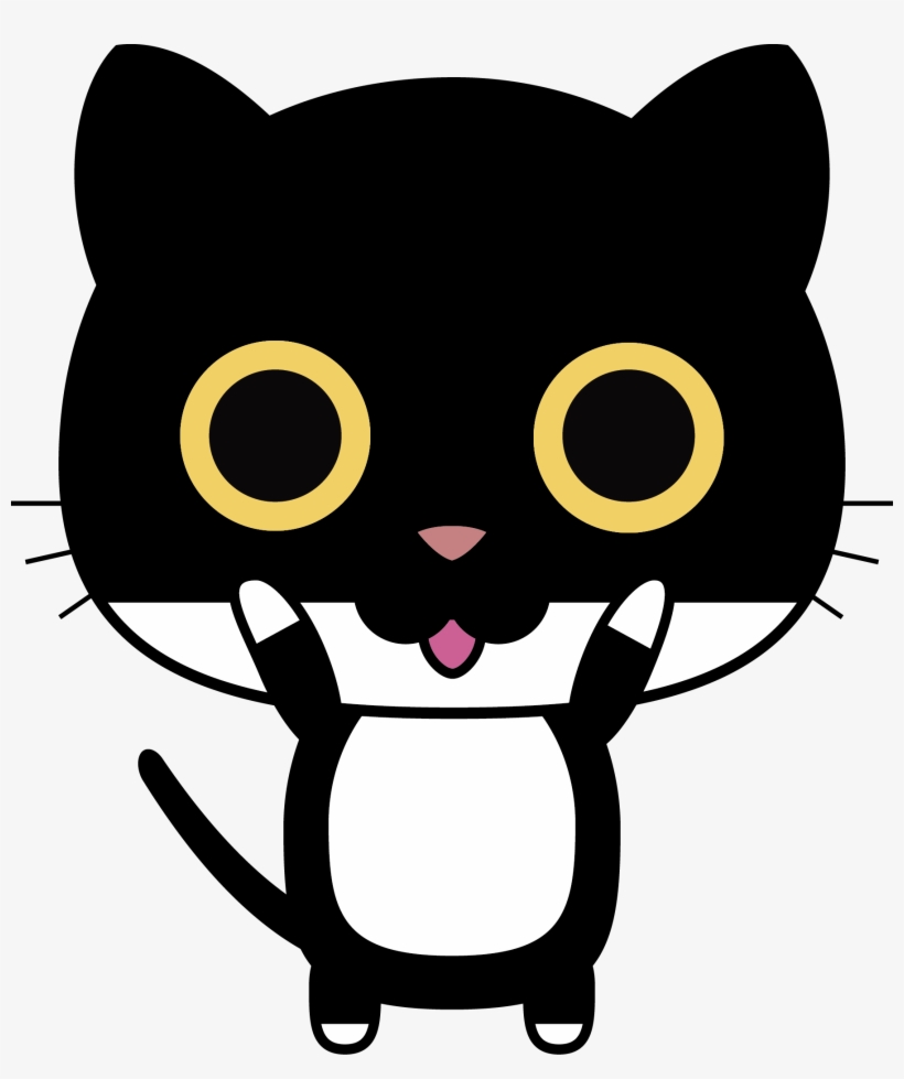 Drawing Of A Cute Kitten With Hands Up - Samsung J7 Prime In Telefon Kılıfları, transparent png download