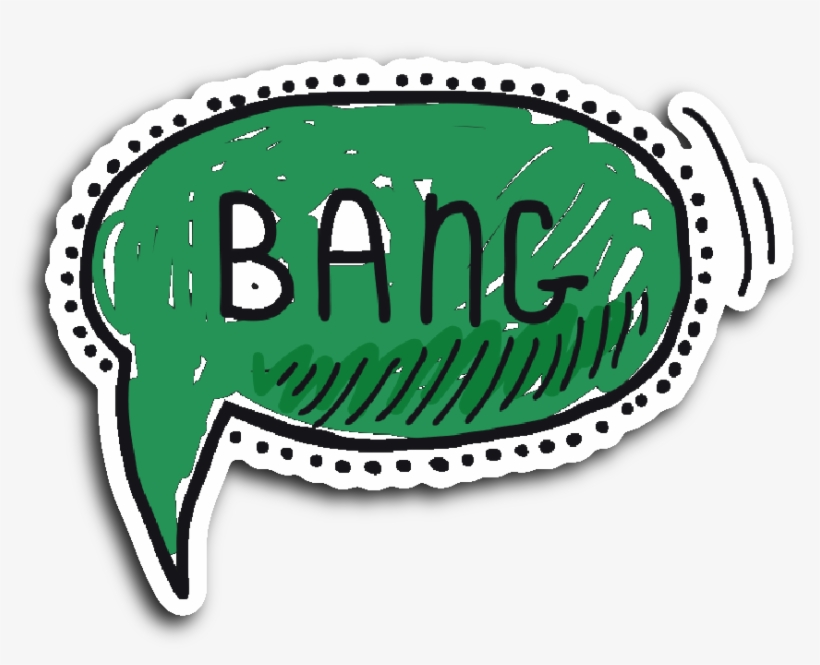 Hand Drawn Comic Book Speech Balloon Stickers - Comics, transparent png download