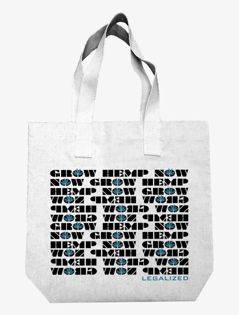 Legalized Goods- Grow Hemp Repeat Tote - Tote Bag, transparent png download