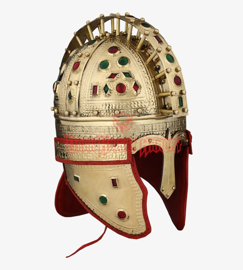 Late Roman Officer Jeweled Berkasovo Helmet - Late Roman Empire Helmet, transparent png download