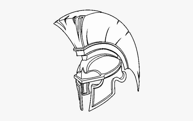 Roman Warrior Helmet - Spartan Greek Molon Labe Come And Take, transparent png download