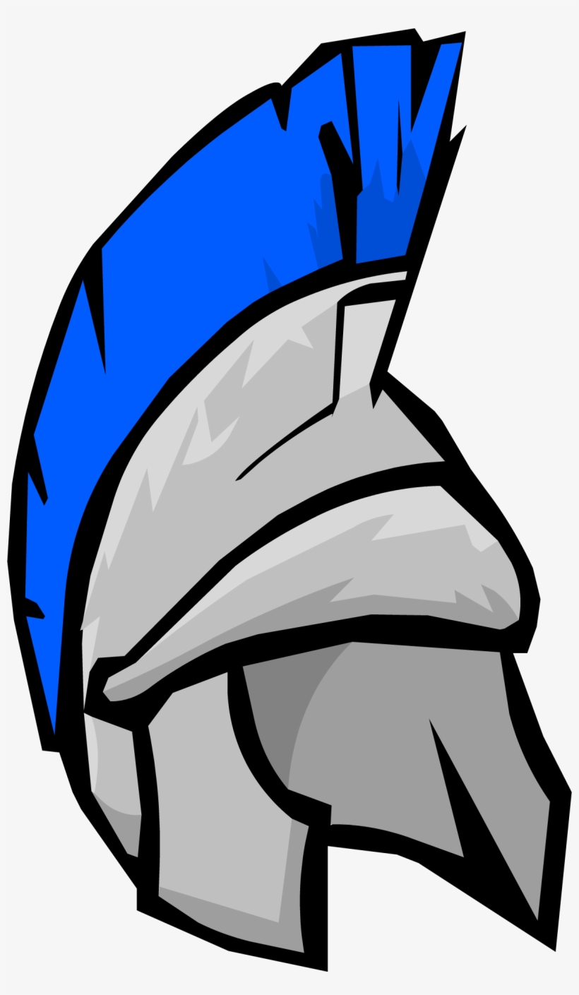 Silver Roman Helmet - Club Penguin Roman Helmet, transparent png download