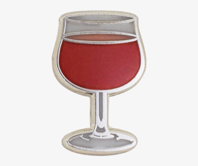 Wine Emoji Pin - Champagne Stemware, transparent png download