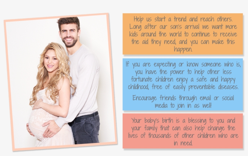 Donate - Shakira Pique And Kids, transparent png download